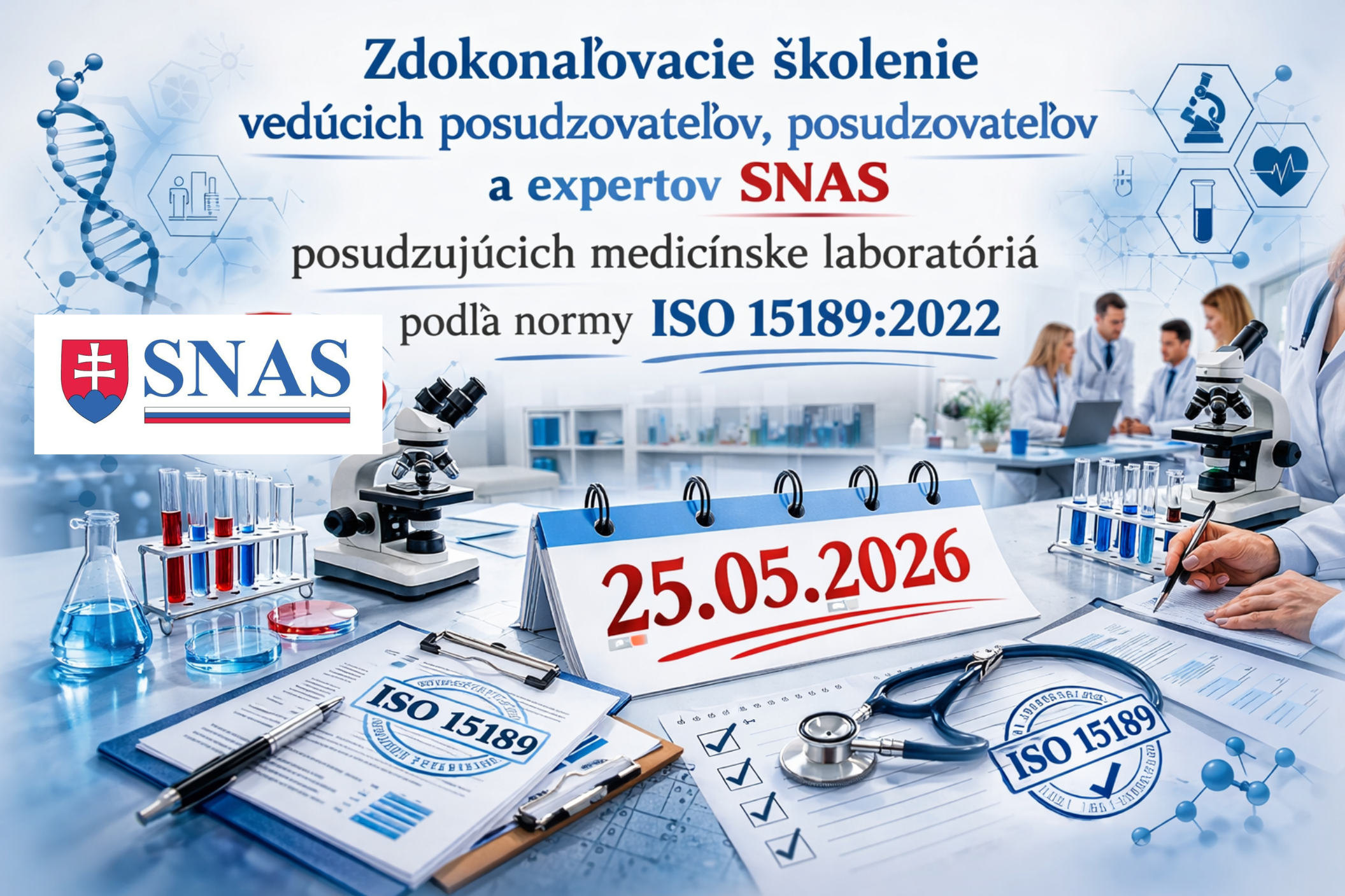 ZDOKONAľOVACIE šKOLENIE PRE MEDICíNKSE LABORATÓRIá ml 2026